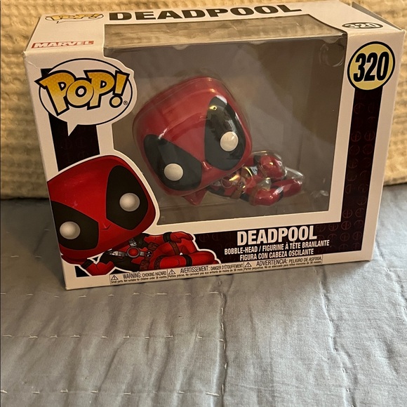 Funko Pop Deadpool Figure in Red and Black - Picture 1 of 7